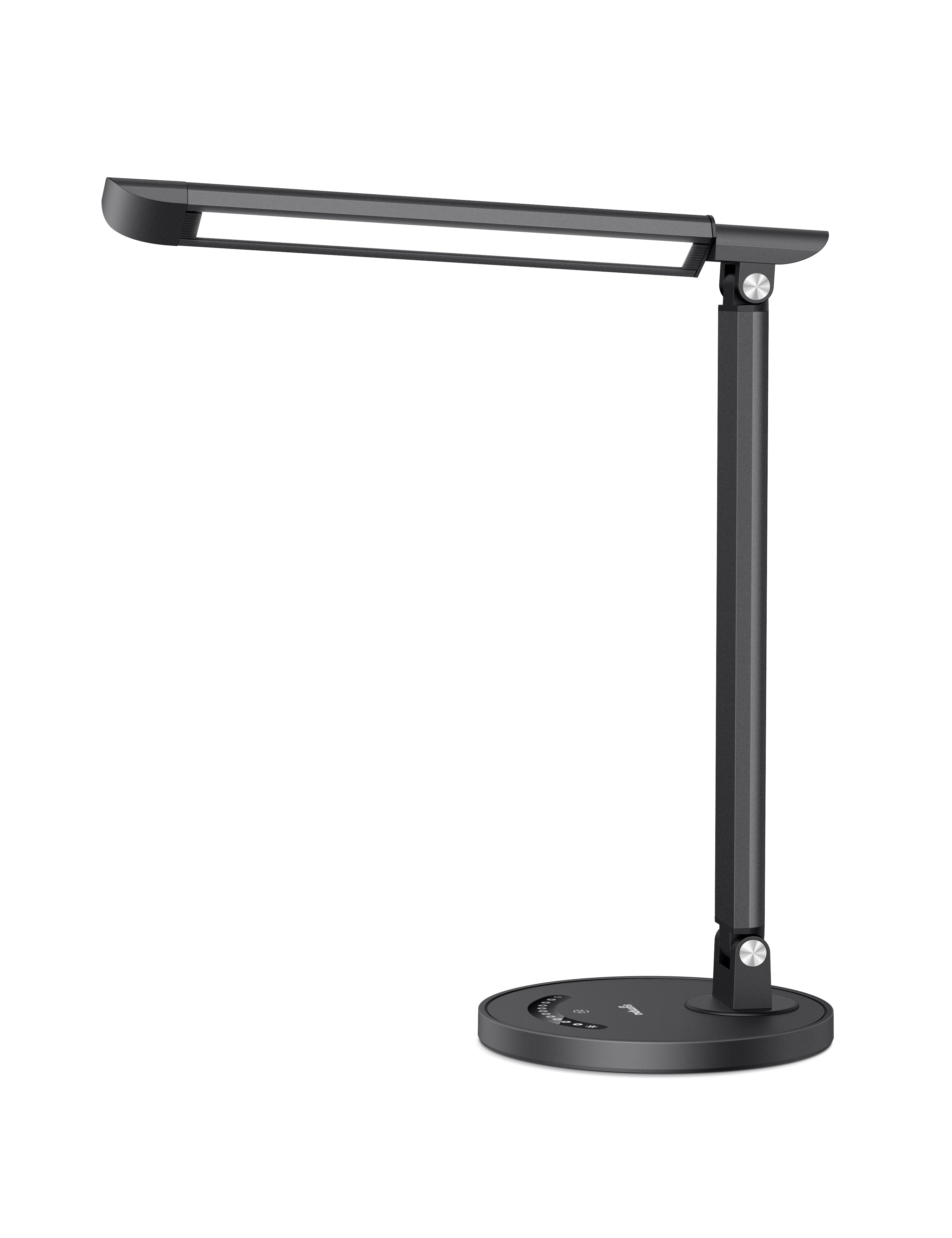 LED Desk Lamp, Eye-Caring Table Lamp with USB Charging Port, 35 Lighting Modes, Touch/Memory Function, Dimmable DL004
