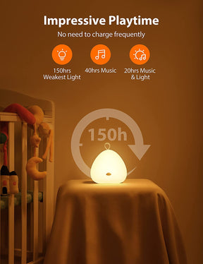 Sympa Baby Night Light CL027 for Kids, Nursery Night Light and Baby Sleep Soother Sound Machine